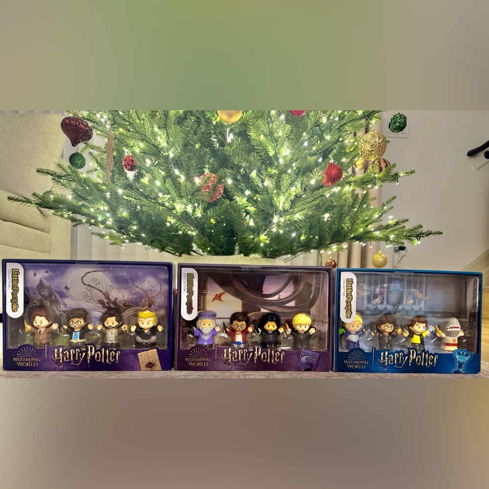 Harry Potter Little People Collector Bundle (3 Sets, 12 Figures, NEW Sealed)